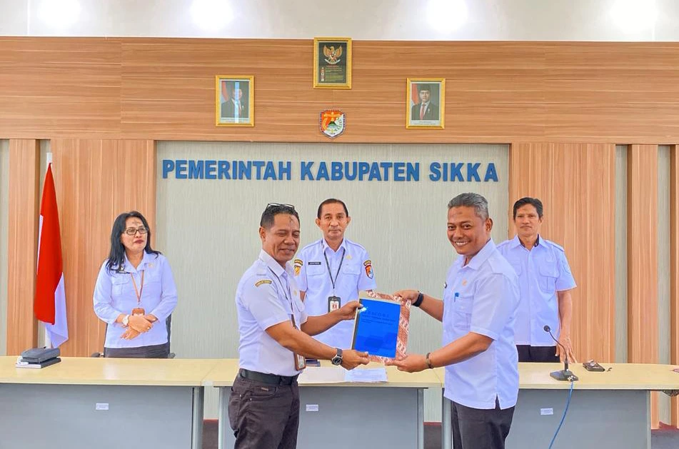 Serah Terima Jabatan, Estafet Kepemimpinan BPKAD Kabupaten Sikka 2026