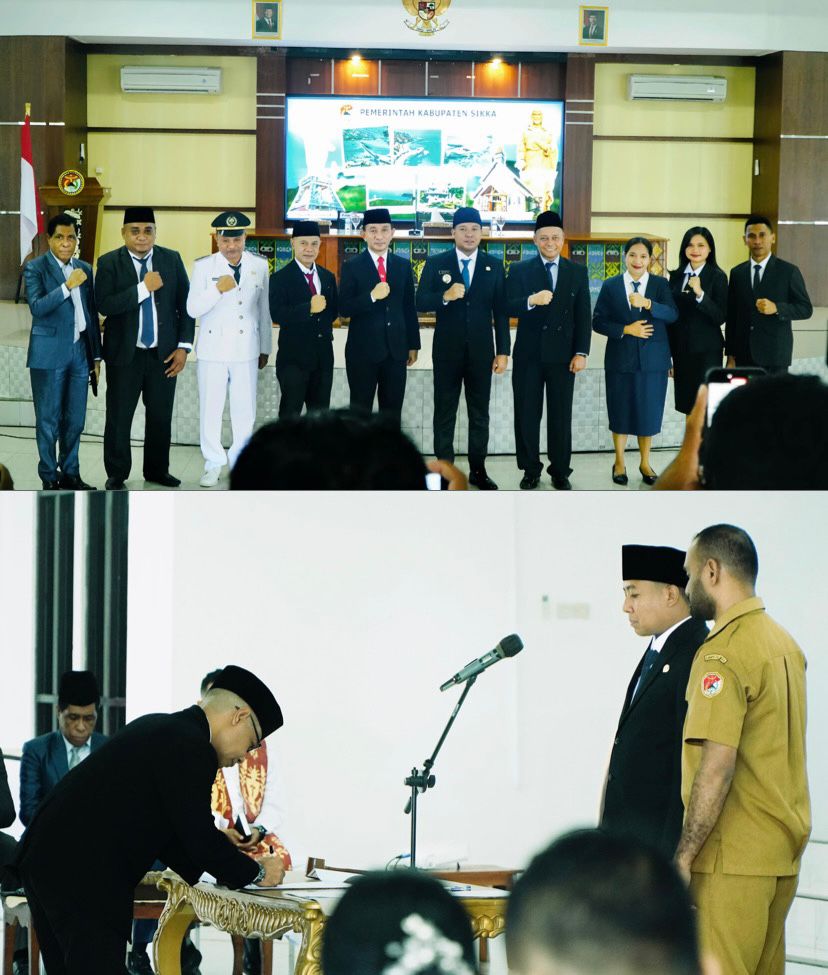 Johanes Putu Bota, ST Resmi Menjabat Kepala BPKAD Kabupaten Sikka