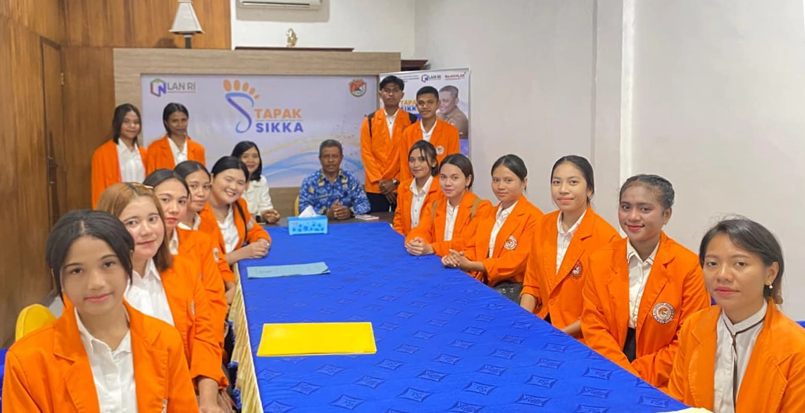BPKAD Kabupaten Sikka Terima 15 Mahasiswa PKL Fakultas Ekonomi