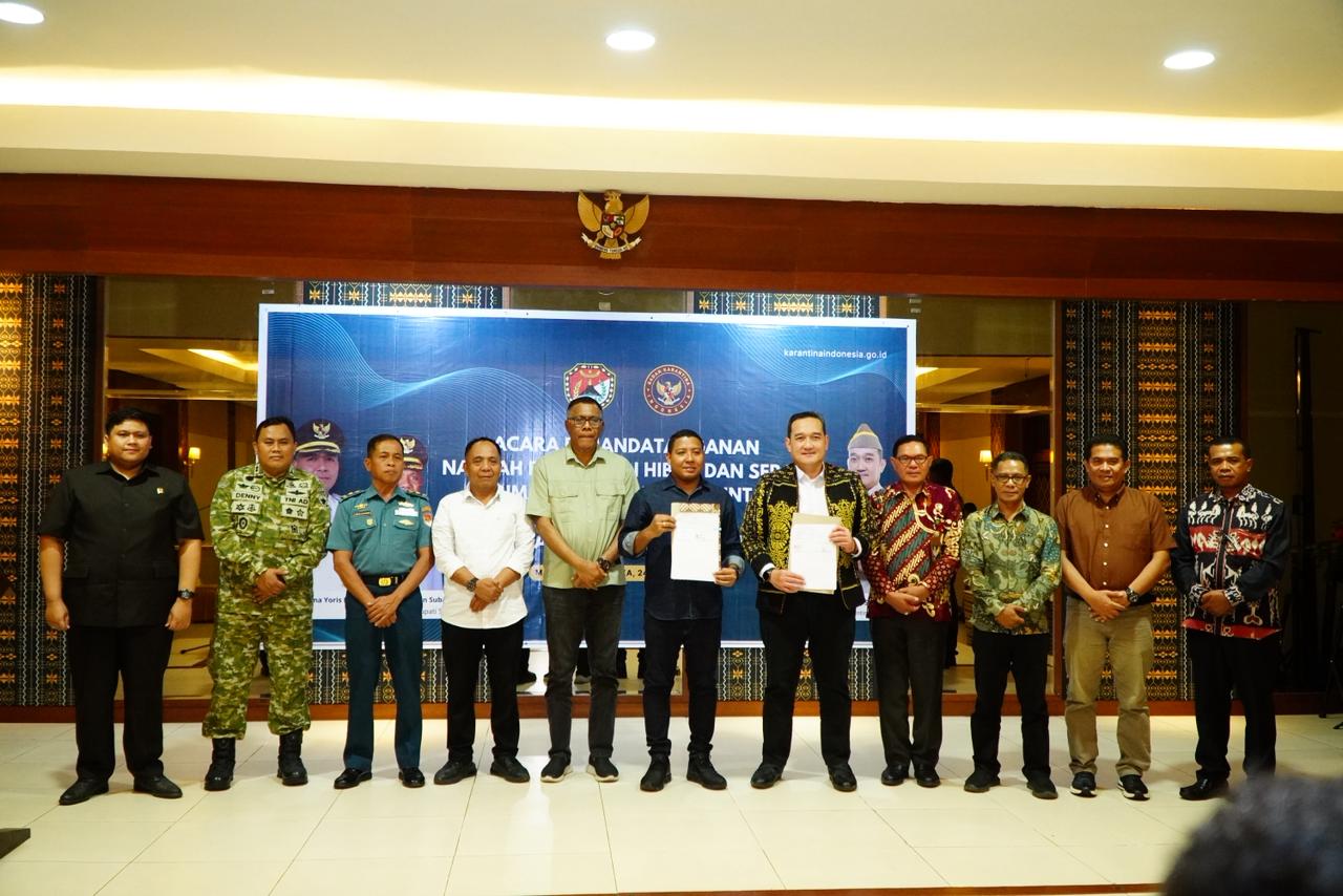 Pemkab Sikka Hibahkan Tanah kepada Badan Karantina Indonesia untuk Pembangunan Laboratorium Karantina Tumbuhan, Hewan dan Ikan